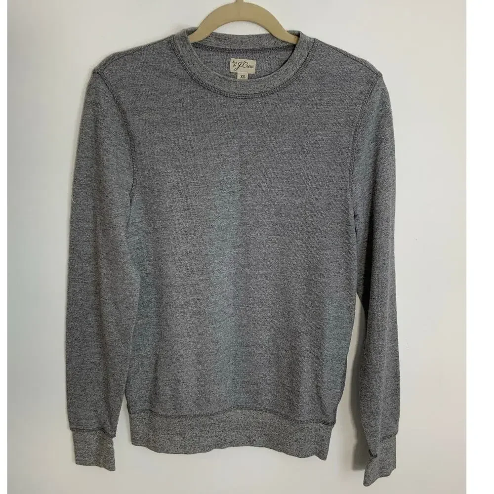 J. Crew Grey Crewneck Light weight sweater Men's size XS